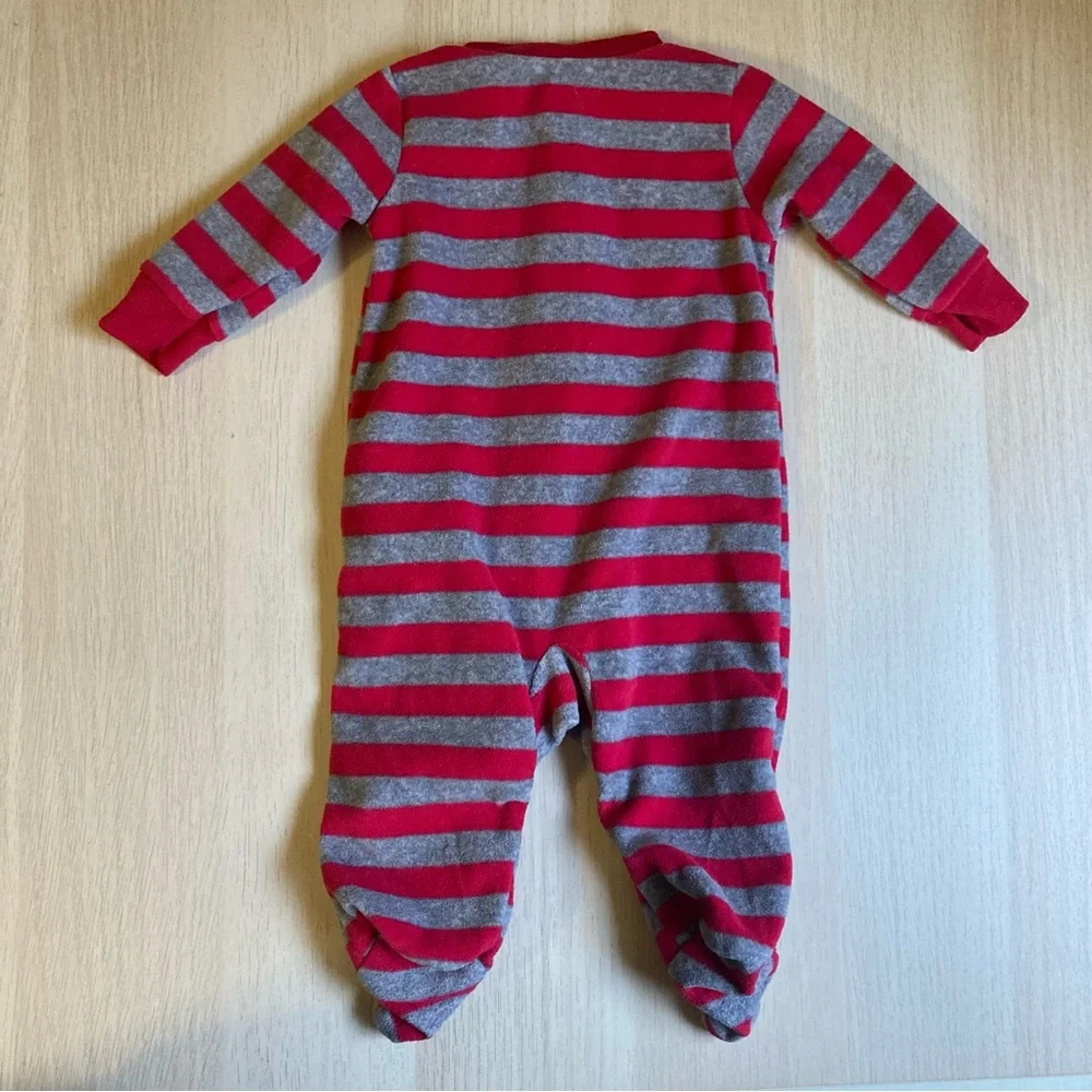 Christmas Onsies, 0-3 month, Carters baby footie pj’s pajamas